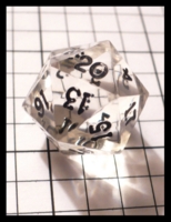 Dice : Dice - DM Collection - Armory Clear Transparent 2nd Generation Extras D20 - Ebay Nov 2010